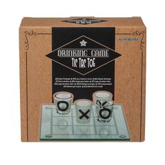 Glass drinking game Tic Tac Toe with 9 glasses-thumb-1