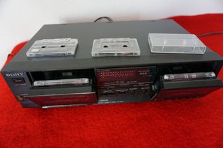 Sony TC-W310 Double Cassette Deck (1989)-thumb-3