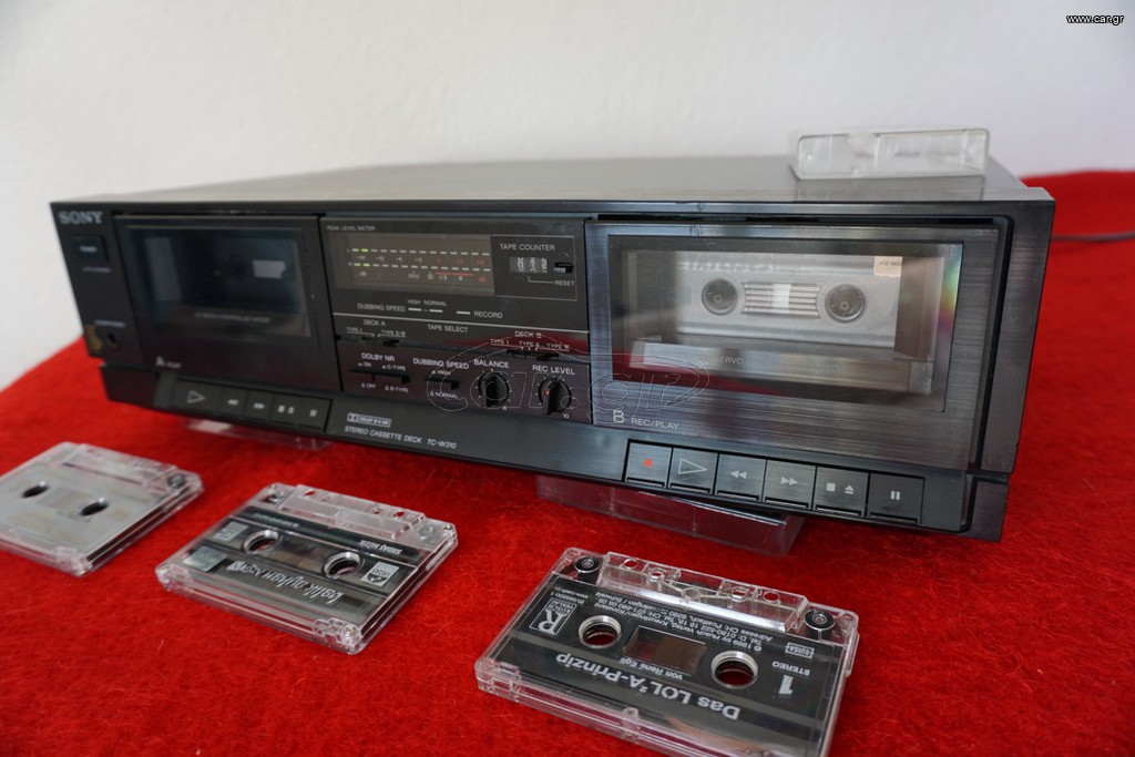 Sony TC-W310 Double Cassette Deck (1989)