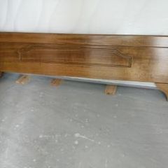 ΔΙΠΛΟ ΞΥΛΙΝΟ ΚΡΕΒΑΤΙ ΜΕ ΣΤΡΩΜΑ (ΣΕ ΑΡΙΣΤΗ ΚΑΤΑΣΤΑΣΗ)