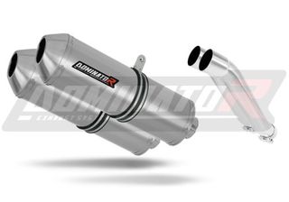Εξατμίσεις Διπλά Τελικά Dominator OVR S.Steel Yamaha XJ 900 1994-2003 Με Σιγαστήρες