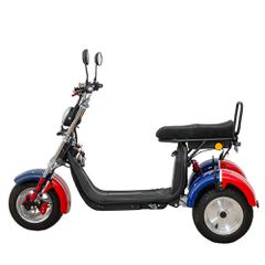 ΕΠΙΔΟΤΟΥΜΕΝΟ ΤΡΙΚΥΚΛΟ ΗΛΕΚΤΡΙΚΟ SCOOTER ΤΥΠΟΥ CHOPPER ΓΙΑ 2 ΑΝΑΒΑΤΕΣ USA FLAG