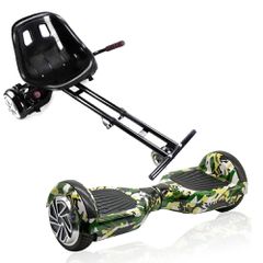 ΣΕΤ ΗΛΕΚΤΡΙΚΟ ΠΑΤΙΝΙ HOVERBOARD 6,5" CAMOUFLAGE ΚΑΙ SMART BALANCE WHEEL HOVERBOARD GOKART ΚΑΘΙΣΜΑ