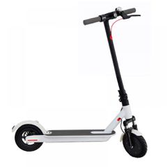 ELECTRO ACTION SCOOTER 350W ΛΕΥΚΟ ΜΕ ΔΙΠΛΗ ΑΝΑΡΤΗΣΗ