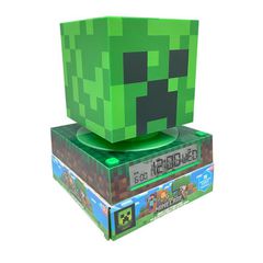 Minecraft 3D lamp with alarm clock-thumb-2