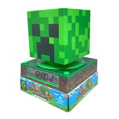 Minecraft 3D lamp with alarm clock-thumb-1