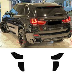 Splitters Πίσω Προφυλακτήρα Δεξιά & Αριστερά Για Bmw X5 F15 13-18 Με M-Technik Προφυλακτήρα M-Performance Look