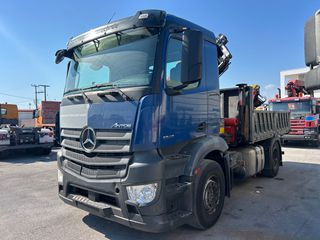Ανατροπή + Γερανός Mercedes-Benz 2014 ANTOS 1843 PALFINGER PK18002