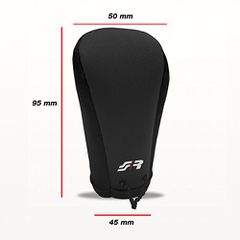 ΚΑΛΥΜΜΑ ΓΙΑ ΠΟΜΟΛΟ ΤΑΧΥΤΗΤΩΝ GEAR KNOB COVER ΜΑΥΡΟ ΜΙΚΡΟΦΙΜΠΡΑ | Pancarshop