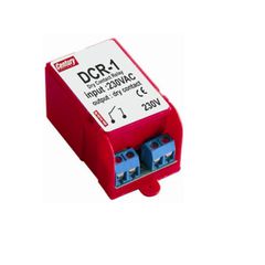 Ρελέ ξηρής επαφής DCR-1 Dry Contact Relay κατάλληλο για αισθητήρες PIR με κοινή φάση εισόδου εξόδου (3 επαφές L,N, έξοδος) 230VAC