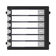 Nametag module HIKVISION DS-KD-KK/S για modular μπουτονιέρα εισόδου Intercom Stainless Steel με επιπλέον 6 μπουτόν κλή­σης IP65