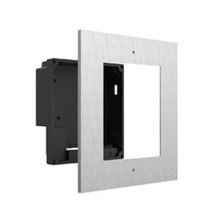 Βάση HIKVISION DS-KD-ACF1/S για χωνευτή τοποθέτηση 1 module της μπουτονιέρας εισόδου Intercom Stainless Steel
