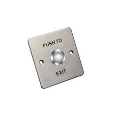 Μεταλλικό μπουτόν εξόδου (NO/NC/COM) HIKVISION DS-K7P01 με πλαίσιο αλουμινίου τετράγωνο