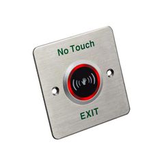Ανέπαφο (no touch) μπουτόν εξόδου HIKVISION DS-K7P03/T (NO/NC/COM), με πλαίσιο αλουμινίου