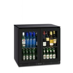 ΨΥΓΕΙΟ BACK BAR  COLD BAR 200 BLK- 900x526x835/ SUBZERO -2°C  +10°C/ 2 ΠΟΡΤΕΣ