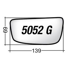 ΚΡΥΣΤΑΛΛΟ ΚΑΘΡΕΠΤΗ PEUGEOT EXPERT '07-'16/ EXPERT TEPEE '07-'16/ FIAT SCUDO '07-/ CITROEN JUMPY '07-'16/ TOYOTA PROACE '13-'16 (ΕΥΡΥΓΩΝΙΟ, ΧΡΩΜΙΟ) ΑΡΙΣΤΕΡΟ ΕΥΡΥΓΩΝΙΟ ΧΩΡΙΣ ΒΑΣΗ