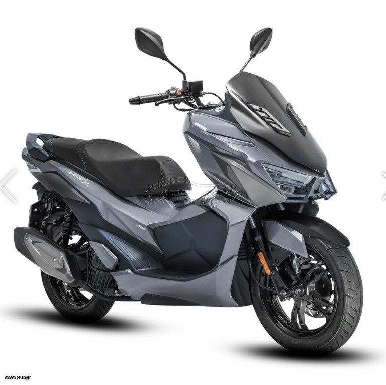 Sym Jet X 125 2026 TCS ΔΙΑΘΕΣΙΜΟ ΜΑΥΡΟ - ΓΚΡΙ ΓΥΑΛΙΣΤΕΡΟ