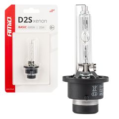Amio - ΑΝΤΑΛΛΑΚΤΙΚΗ ΛΑΜΠΑ ΧΕΝΟΝ BASIC D2S 12V 6.000k 35W BLISTER CARD - 1 ΤΕΜ. (03861/AM)