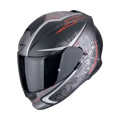 ΚΡΑΝΟΣ ΜΗΧΑΝΗΣ SCORPION EXO 491 RUN MAT BLACK RED