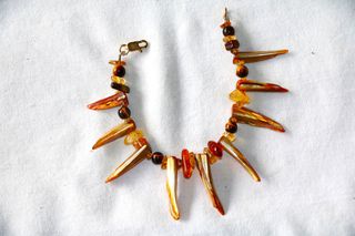 Χρυσό Βραχιόλι ακατέργαστα pearls χρυσό κούμπωμα ασφαλείας 14Κ 585 από κλείσιμο καταστήματος GP037