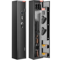 VEVOR Gun Safe Rifle Θυρίδα ασφαλείας με ψηφιακό πληκτρολόγιο & κλειδαριά για 3 τουφέκια και 4 πιστόλια