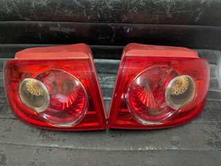Mazda 2 DY 03-06 ΤΕΤΡΑΔΑ πίσω φανάρια διάφανα κόκκινα-thumb-1