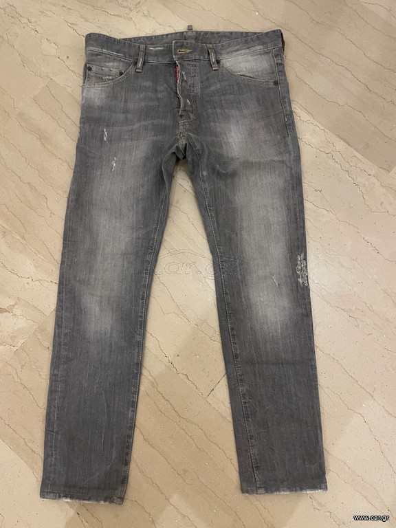 DSQUARED GREY WASH COOL GUY JEANS No 48