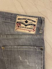 DSQUARED GREY WASH COOL GUY JEANS No 48-thumb-5