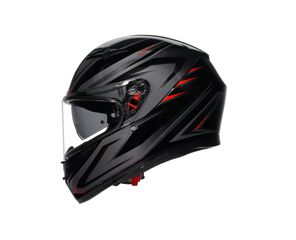 AGV K3 E2206 – SYTH BLACK/RED-thumb-3