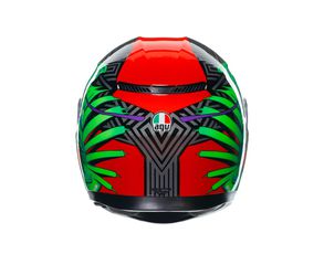AGV K3 E2206 – KAMALEON BLACK/RED/GREEN-thumb-4
