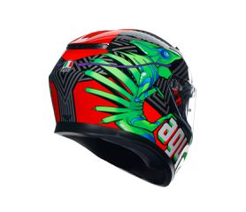 AGV K3 E2206 – KAMALEON BLACK/RED/GREEN-thumb-5