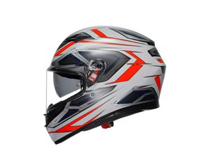 AGV K3 E2206 – SPACE MATT WHITE/RED FLUO-thumb-3