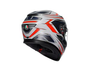 AGV K3 E2206 – SPACE MATT WHITE/RED FLUO-thumb-5