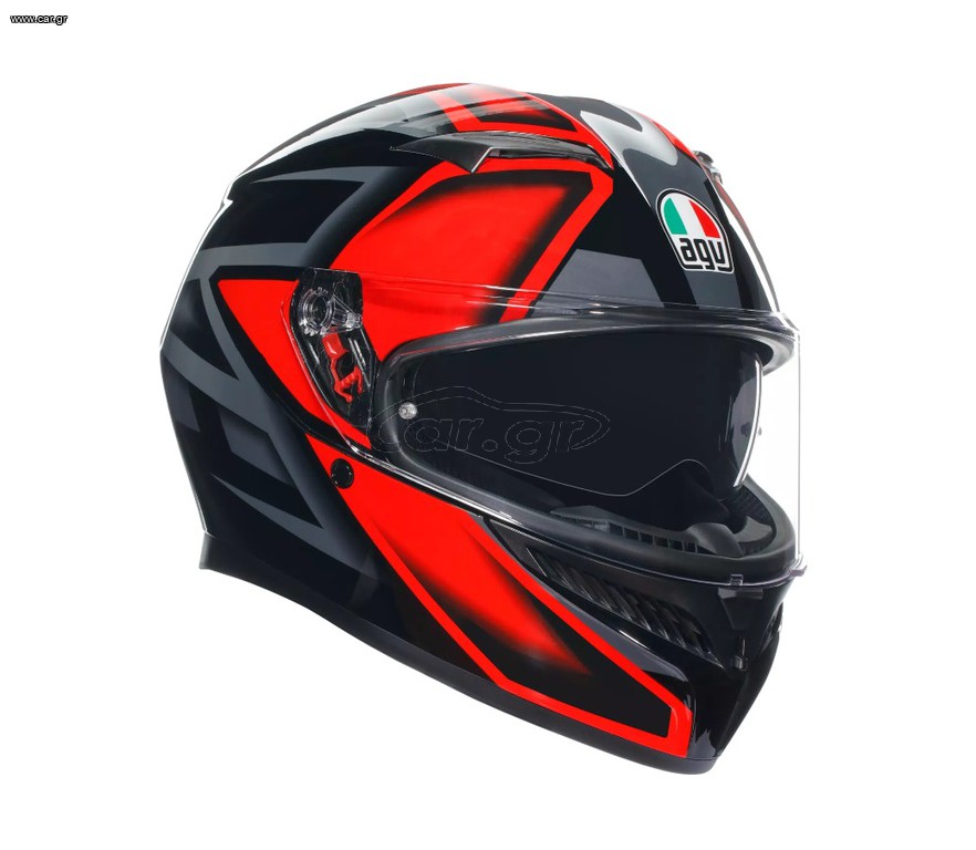 AGV K3 E2206 – COMPOUND BLACK/RED