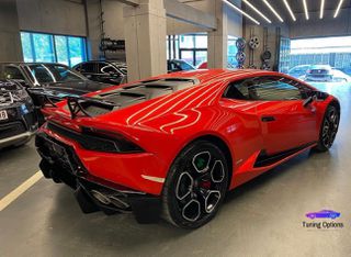 Lamborghini LP610-4 LP580-2 Huracan Carbon ΠΙΣΩ ΠΡΟΦΥΛΑΚΤΗΡΑΣ + ΑΕΡΟΤΟΜΗ-thumb-3