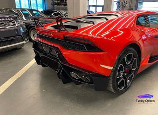 Lamborghini LP610-4 LP580-2 Huracan Carbon ΠΙΣΩ ΠΡΟΦΥΛΑΚΤΗΡΑΣ + ΑΕΡΟΤΟΜΗ-thumb-4