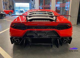 Lamborghini LP610-4 LP580-2 Huracan Carbon ΠΙΣΩ ΠΡΟΦΥΛΑΚΤΗΡΑΣ + ΑΕΡΟΤΟΜΗ-thumb-5