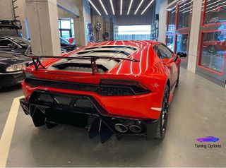 Lamborghini LP610-4 LP580-2 Huracan Carbon ΠΙΣΩ ΠΡΟΦΥΛΑΚΤΗΡΑΣ + ΑΕΡΟΤΟΜΗ-thumb-7