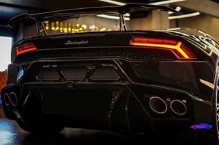 Lamborghini LP610-4 LP580-2 Huracan Carbon ΠΙΣΩ ΠΡΟΦΥΛΑΚΤΗΡΑΣ + ΑΕΡΟΤΟΜΗ-thumb-12