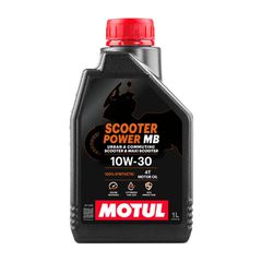 Λάδι MOTUL SCOOTER POWER 10W-30 4T συνθετικό JASO MB 1 λίτρο 105936