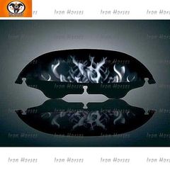 KURYAKYN FLAMES WINDSHIELD FOR HARLEY DAVIDSON-thumb-1