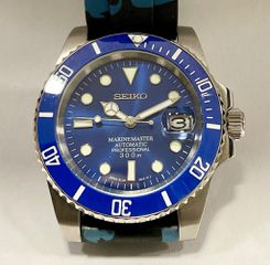 SEIKO SUBMARINE BLUE αυτόματο NH35Α αδιάβροχο