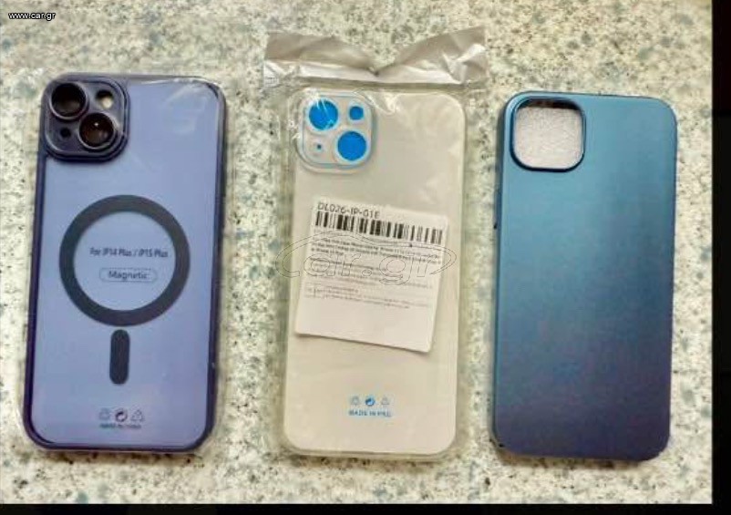 Πωλούνται 2θήκες iPhone 16,& 3θήκες iPhone 15Plus- 14Plus