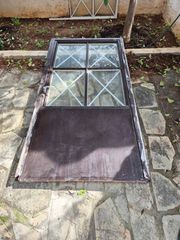 Εξωτερική σιδερένια πόρτα 210x105