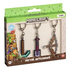 Minecraft Keychains 3-Pack Assortment (12)-thumb-2