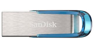 SanDisk Ultra Flair USB flash drive 64 GB USB Type-A 3.2 Gen 1 (3.1 Gen 1) Blue, Silver