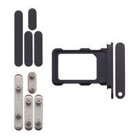 For iPhone/iPad (AP16PM0911B) Keyset + Simcard Tray - Black, For iPhone 16 Pro Max