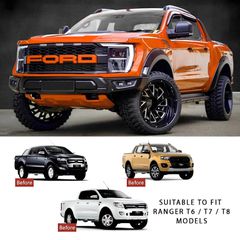 Ford Ranger (T6/T7/T8) 2012-2022 Body Kit Μετατροπής F150 Raptor Gen 3