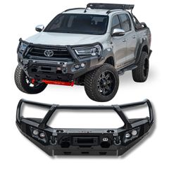 Toyota Hilux Invincible 2021+ | Εμπρόσθιος Προφυλακτήρας King Series Plus – [Τύπου HAMER]