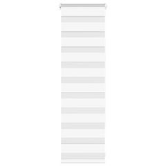 vidaXL Ζέβρα τυφλή Λευκό Πλάτος υφάσματος 40,9 εκ. Πολυεστέρας